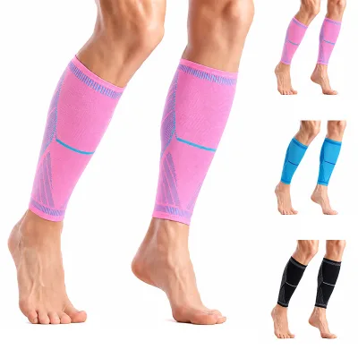 Factory Wholesale OEM ODM Custom Shin Support Sleeve Breathable Nylon for Running Shin Splint Compression Sleeve