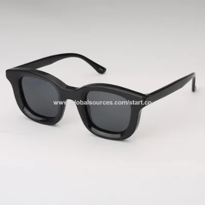 Unisex acetate fashion Sunglasses with square frame shape,100% UV400 polarized Protection lens,CE, FDA approve,OEM available,