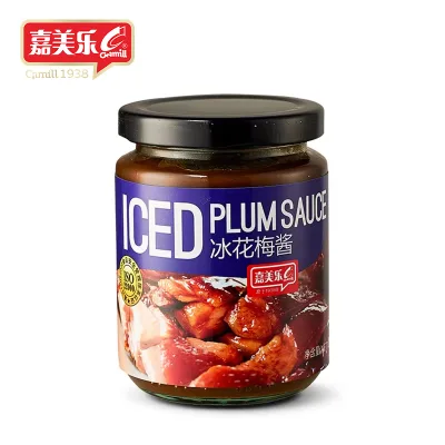 Camill BRC OEM Authentic Sweet Sour Glazed Plum Natural Brewed Premium 280G Best Condiment Fruit Sauce Condiment Iced Plum Sauce