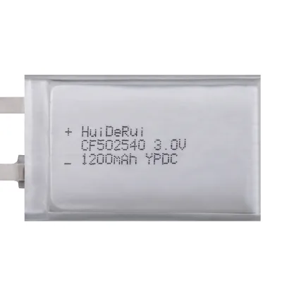 CF502540 3V 1200mAh Thin Film Primary Lithium Battery Huiderui Brand Environmental Protection Extremely Safe for RFID Tag ESL
