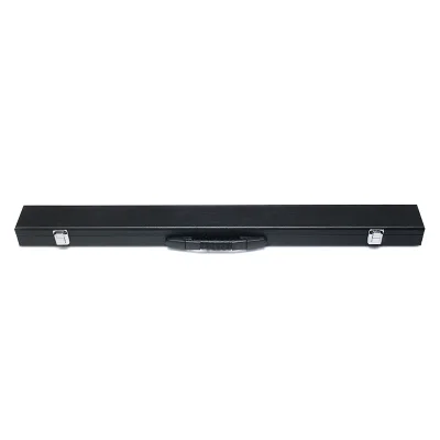 Classic Style Black Color Leather 1/2 Style Billiard Pool Cue Case/bag/box Billiard Protecting Accessory