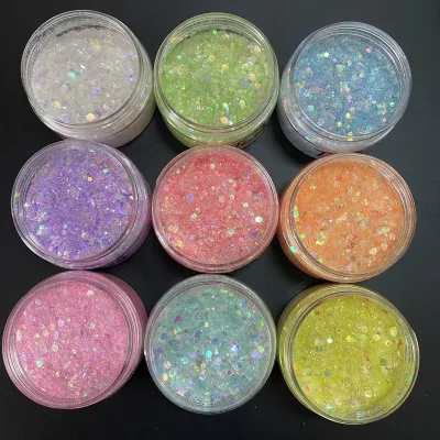 Wholesale Shape Solvent Resistant Bulk Polyester Glitter Fine Neon Glitter Epoxy Resin