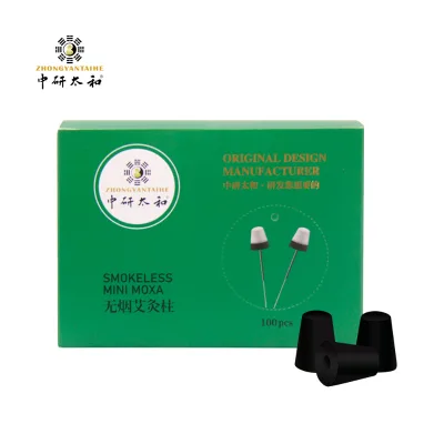 High Quality Carbonization Moxa Stick Moxibustion Stick Pure Smokeless Moxa Rolls Moxa Stick