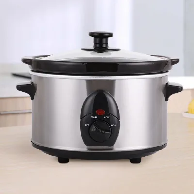 ETL Approved 2.5QT 1.5L 2.5L Oval Shaped Control Knob for ON/Off/Keep Warm Slow Cooker Automatic Slow Cooker