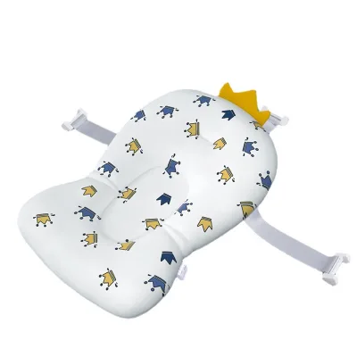 Baby Bath Stand Protection Safety, New Baby Antiskid Mat Child Shaped Pillow Safer and Better Baby Care,Baby Bath Suspension Pad