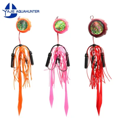 Saltwater Metal Lead Head Bead Inside  Fishing Lure Slider Snapper Jig