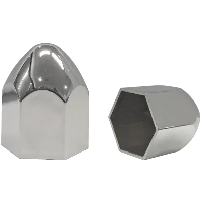 Chrome Height 59 mm ABS Plastic Truck Lug Nut Covers with Hex 33 mm