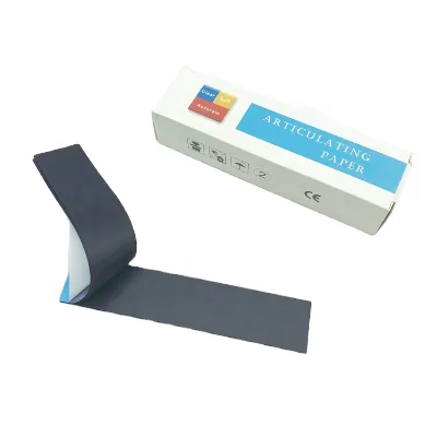 High Quality Dental Straight Shape Articulating Paper Thin Blue 30um Dental Occlusion Paper Film