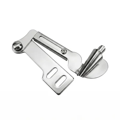 Spiral Hemming Folder Stainless Steel Rolled Edge Binder Attachment for Industrial Flat Sewing Machine Sewing Accessories