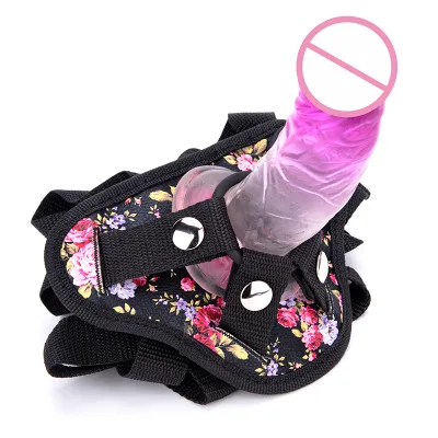 Huge Dildos Lesbian Sex Toys for Couple Vibrator Ultra Elastic Harness Strap on Dildo for Women Panties Sex Products