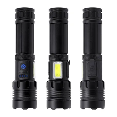 Hot Sale Home Multitool Super Bright Emergency Led Small Sun Flashlight Rechargeable Xhp70 Led Flashlight 10000 Lumens