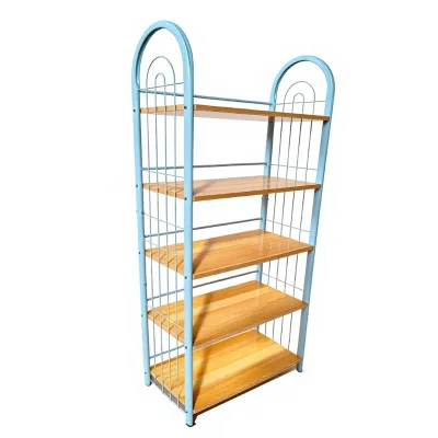 Multi Functional Blue Multi-layer Shelf Unit, diamond Free Easy to Install Bookshelf, Shoe Rack, Storage Rack