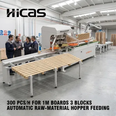 SF9020 Automatic Pallet Block Leg Nailing Machine 300pcs/h 2-5 Blocks Program Controlled Yaskawa Servo Sie PLC CE ISO9001