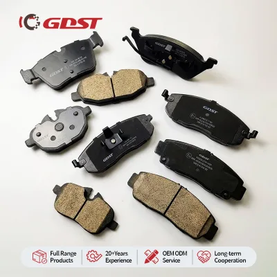 Wholesale Durable Semi-Metallic Disc Brake Pads for Car Repair Shops Advanced Friction Material Customized Automotive Parts