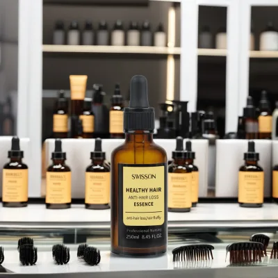 Private Label Organic Amla Rosemary Hair Growth Oil Serum with Peptides Peppermint for Hair-Loss Prevention OEM ODM