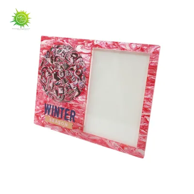 Custom Design Acrylic Picture Frame Modern Luxury Free Standing Design Acrylic Picture Frame for Home Decoration