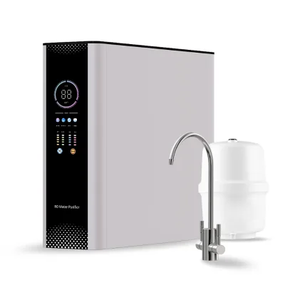 Water Filter System RO BPA-Free Under Sink Dual Outlet Pure Water Filter System No Scale Inhibitors Drinking Water Purifier