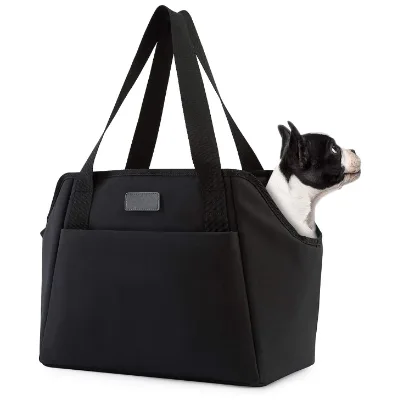 Foldable Breathable Pet Carrier Soft Small Dog Cat Carrier Purse Versatile Pet Carrier Tote Bag for Travel Outdoor Walking