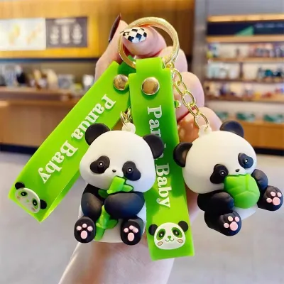New Cartoon Chengdu Panda Pendant Doll Souvenir Base Hanging Women's Bag Couple's Small Pendant Keychain