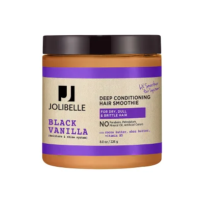 Hot Sale Shea Butter Black Vanilla Hair Treatment Mask Smooth Moisture Shine Hair Cream Care OEM