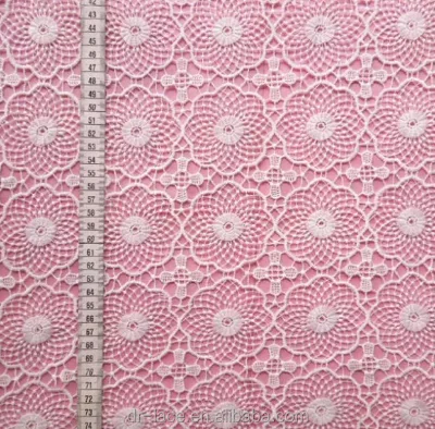 Fashionable African Chemical Polyester Lace Fabric with Top Quality Supply From Fujian