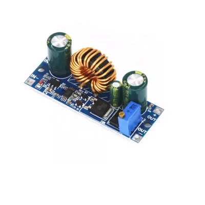 Module Adjustable Automatic Step Up Step Down Power Supply Module Constant Pressure Boost Buck Board Replace XL6009/LM2577 5.5~3