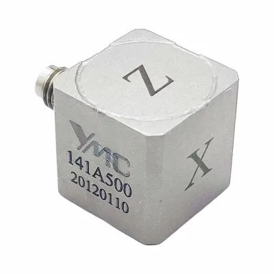 10g Tri-axial Modal Vibration Testing Vibration Measurement ICP Piezoelectric Vibration Sensor