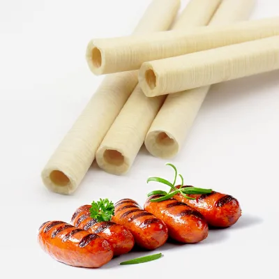 14m/15m/21m/22m/50FT Per Stick Customizable Rod Length Collagen Sausage Casing From China Producer Factory