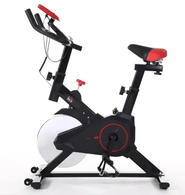 High Quality Portable Futai Q7 Battery Powered Home Gym Use Stainless Steel Spinning Bike Magnetic Resistance Digital Display