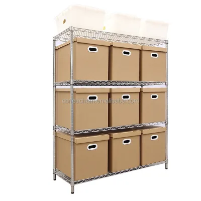 Factory Supply Wire Mesh Chrome Plated ESD Anti-static Multi-layer Moveable Material Storage Cart NSF Approval