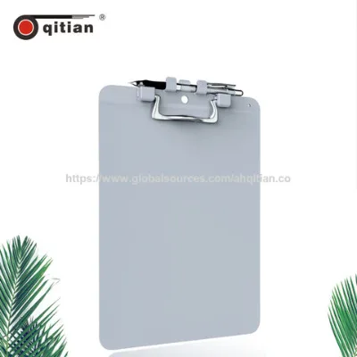 Plastic writing board Grey A4 writing board plastic Student writing pad files and folders office