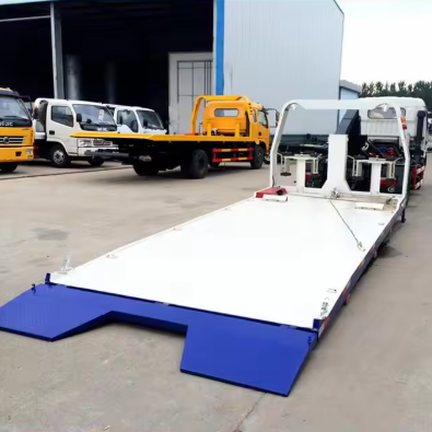 Heavy-Duty Flatbed Wrecker with 50T Towing Capacity for Recovering Oversized Construction Machinery & Industrial Equipment