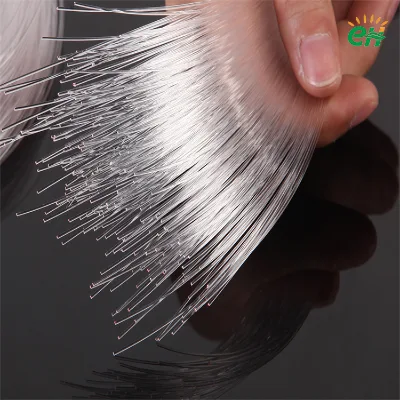 Factory Roll PMMA 3mm RGB Warm White LED Light Transfer Cable Raw Fiber Optic Glow Stick Cable