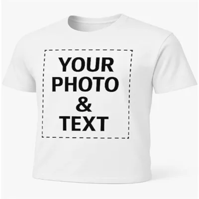 Team Group Custom T-Shirts Personalized Text Logo Short Sleeve Casual Apparel