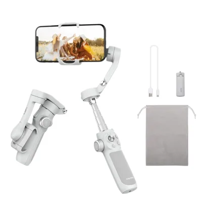 FeiyuTech VB4 Selfie Stick Portable ABS Material Sport Mode Smartphone Stabilizer AI Tracking 3 Axis Phone Gimbal