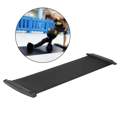 Speed Skating Trainer Slide Board - Workout Board for Fitness Training and Therapy With Shoe Booties and Carrying Bag Included