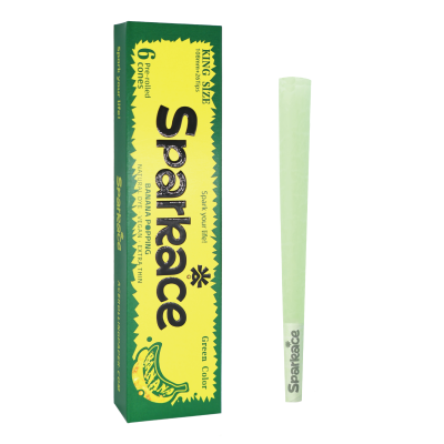 Bulk Wholesale Organic Banana flavor popping beads Pre Rolled Cones king Size smoking rolling papers smoking accessories