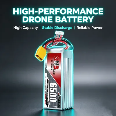 6S 22.2V 6500mAh Lipo Battery XT60 XT150 for Long Range FPV Quadcopter