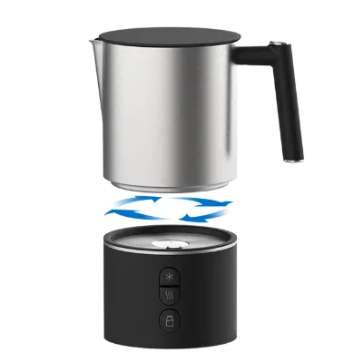 Hot Selling Compact Stainless Steel Electric Milk Frother for Cappuccino 220V