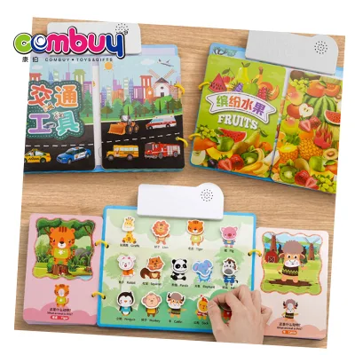 Educational Writing Board Diy Point Reading Toy Sticker Quiet Book Puzzle