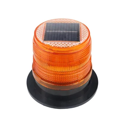 Manufacturer Beacon Lamp Red Yellow Green Blue Solar Traffic Flashing Warning Light Strobe Magnetic Light