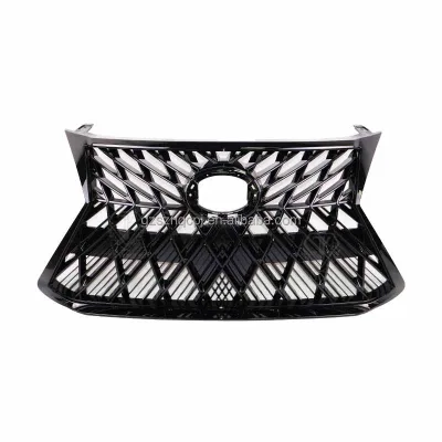 Front Bumper Grills Gloss Black for toyota Fortuner 2016 Body Kit Diffuser Modification Air Intake Grille Exterior Accessories