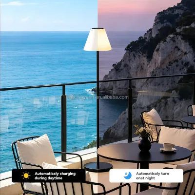 Wholesale Solar Floor Lamps Hotels Outdoor Settings Remote-Controlled Dimming, Stylish Minimalist Outdoor Solar Floor Lamps