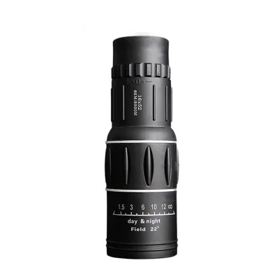 16x52 Monocular Telescope HD Low Light Night Vision BAK4 Prism Lens for Mobile Phone Outdoor Photography