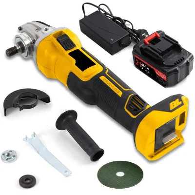 Hot Selling Wholesale 5" 125mm Multipurpose Cordless Die Grinder Kit Brushless Motor Professional Heavy Duty for Metal Grinding