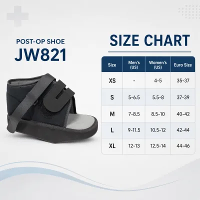 Ergonomic Wedge Sole Support Shoe for Bunions and Toe Injury - Lightweight Velvet Boot for Post-Operation Stability