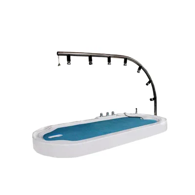 Spa Equipment Vichy Shower Swimming Pool Massage Bed Acrylic Multifunction Intelligent Bath Beauty Equipment Spa Bed for Sale