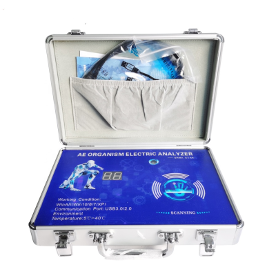 2023 Free Update Stand-Alone Aluminum Quantum Resonance Magnetic Body Analyzer with Touch Handle for Healthcare