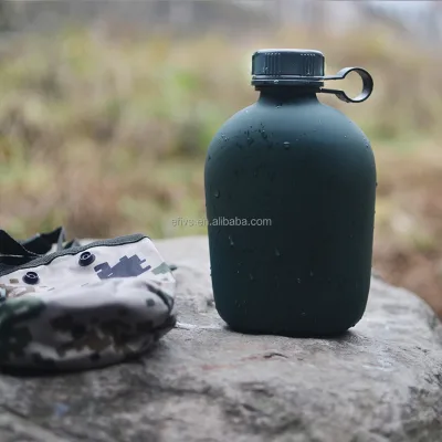 Wholesale High Capacity Aluminum 1L Portable Camping Water Bottle for Outdoor Hiking and Climbing
