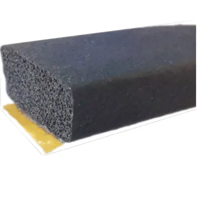 Soft Sealing Closed Cell Adhesive Silicone Rubber Sponge Foam Strip